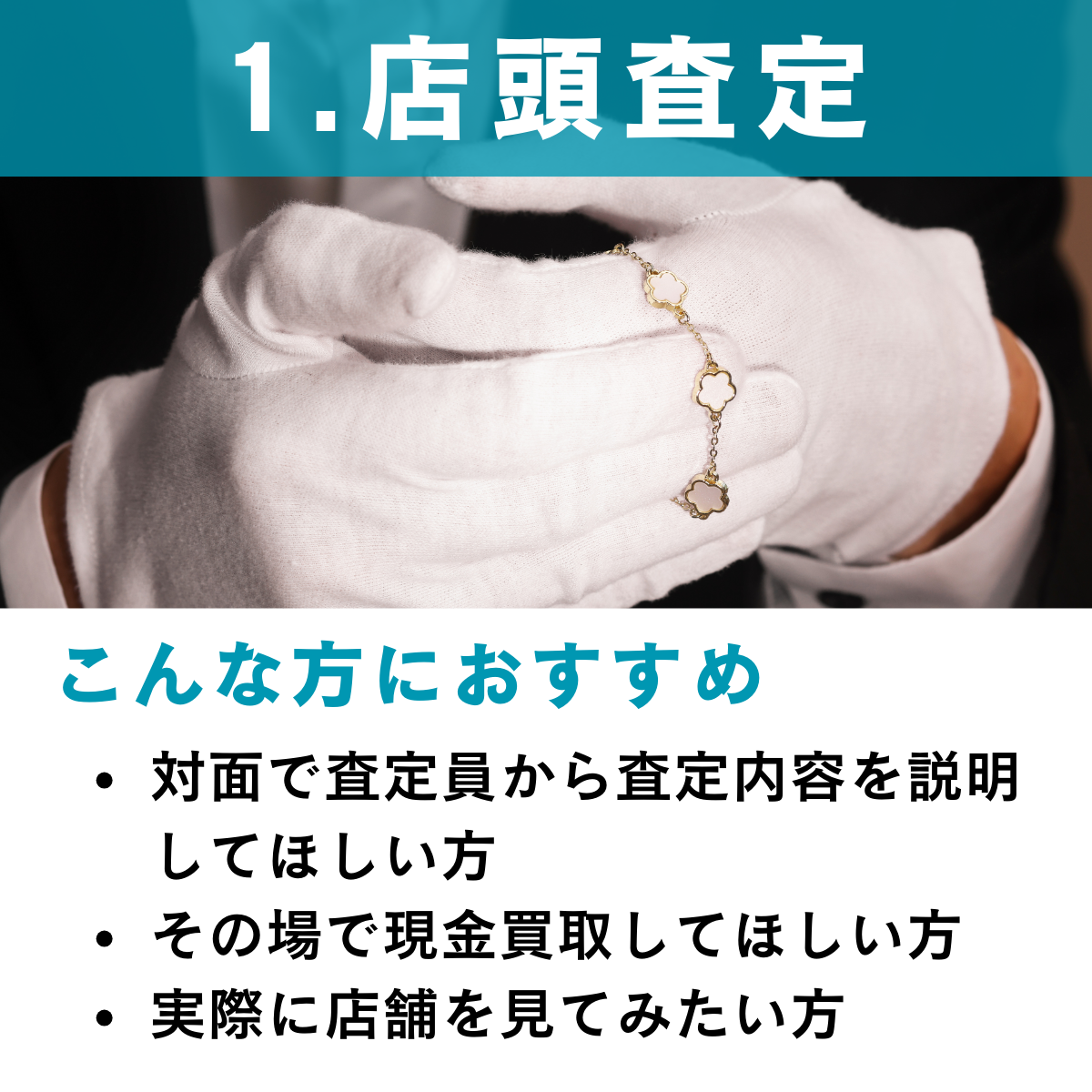 査定方法１：店頭査定